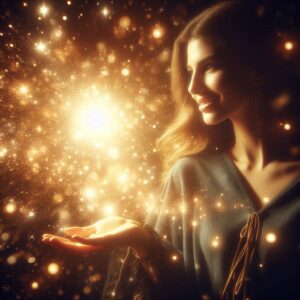 Image d'une lumière illustrant le pouvoir des affirmations positives