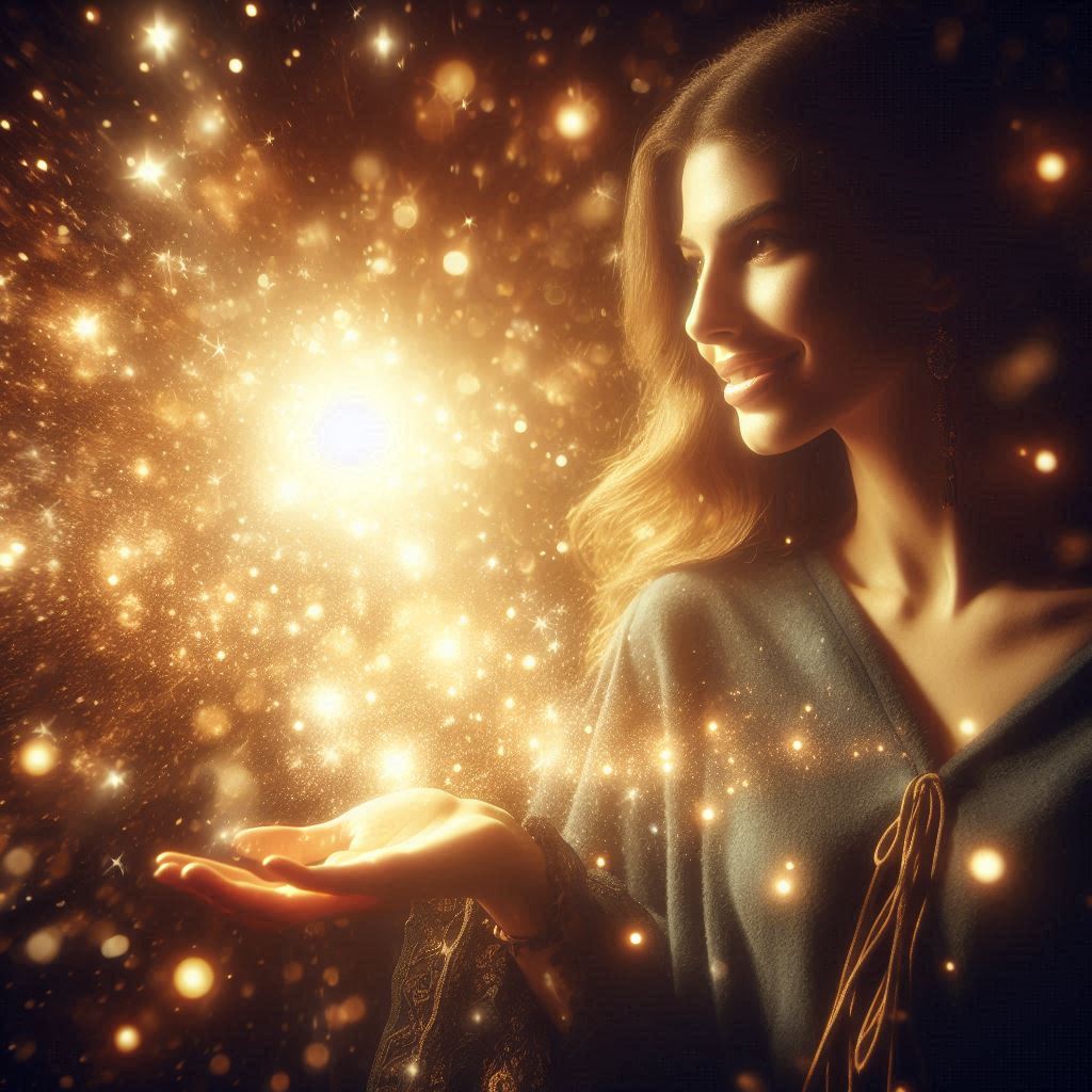 Image d'une lumière illustrant le pouvoir des affirmations positives