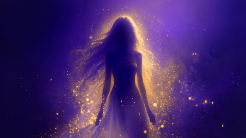 image illustrant une fille spirituelle sur la page à propos de Sanctuaire des sens