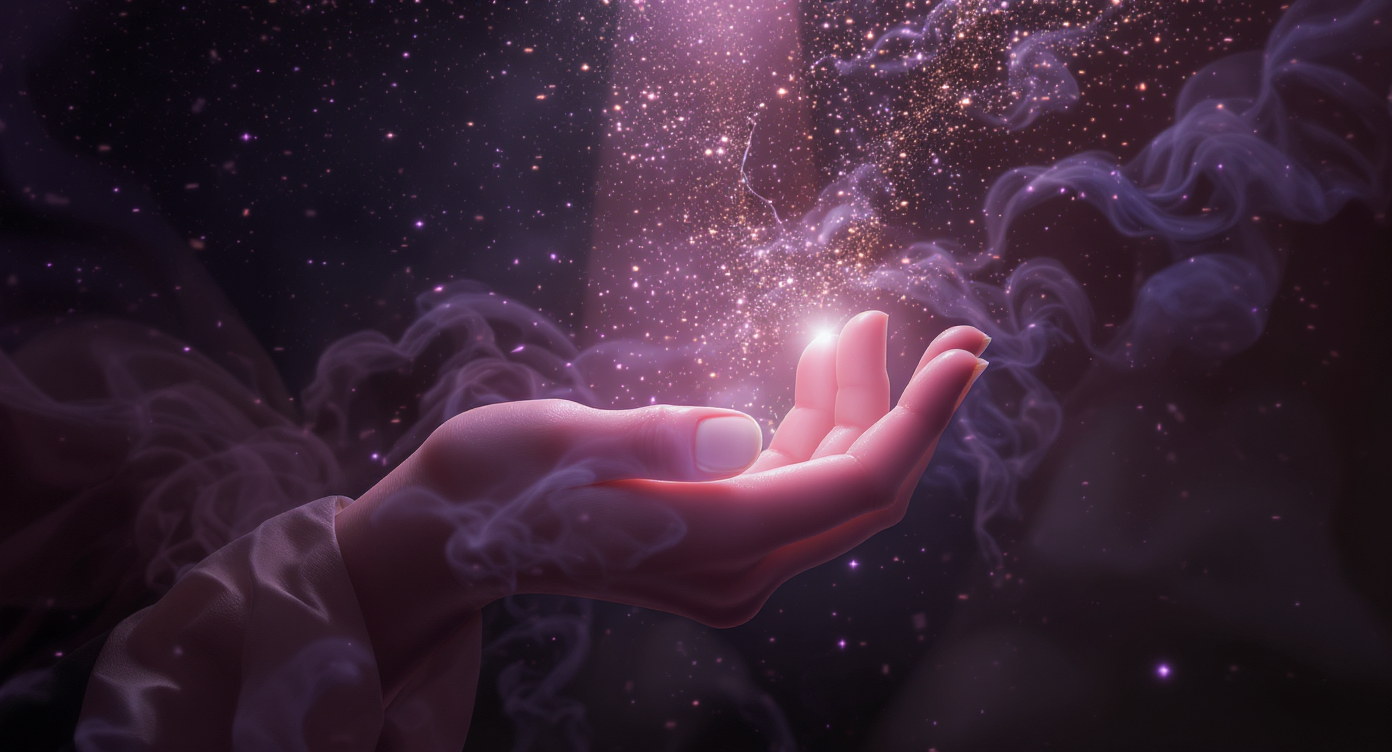 image décorative illustrant une lumière spirituelle