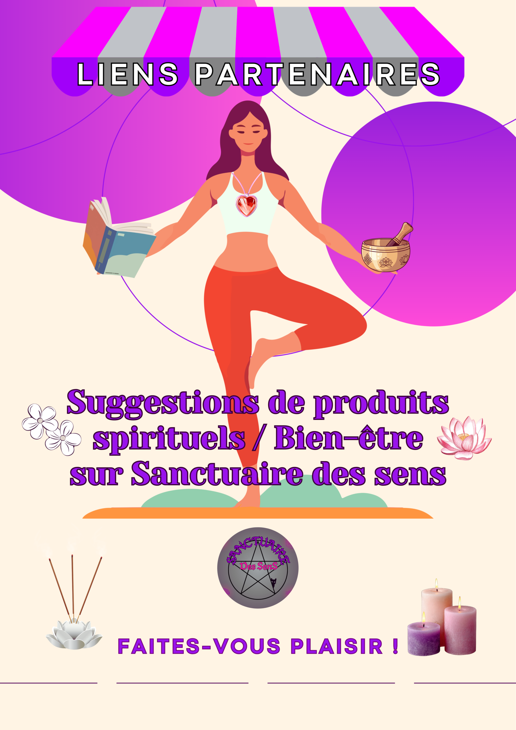 image illustrant la vente de produits spirituels sur sanctyaire des sens